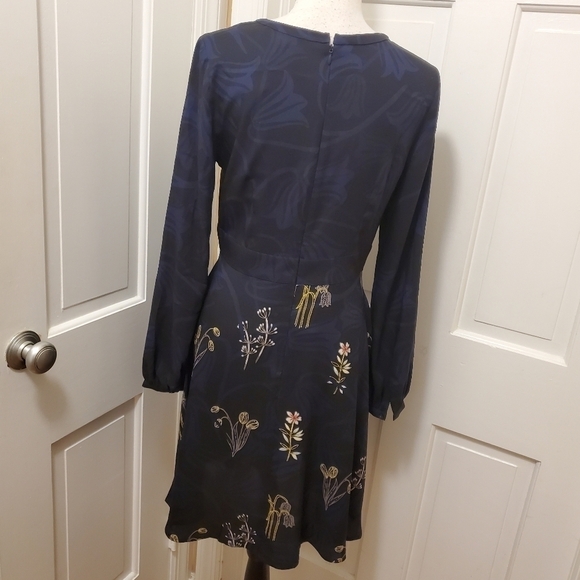 NWT LOFT Purple A-Line Dress Size 4, Retail $98, Classic, Business, formal - Picture 6 of 12